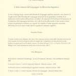 Linguistica Generale A.A. 2020-2021